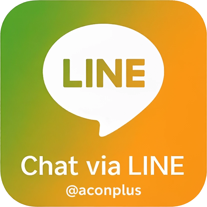 Chat via LINE @aconplus